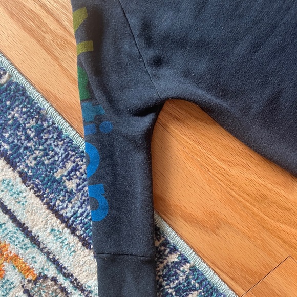 Aviator Nation Kids Sweatshirt with Rainbow Logo - Charcoal - Picture 7 of 7